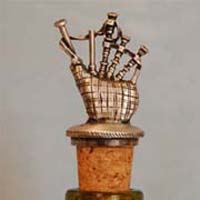 Scottish Pewter Wine Bottle Stoppers