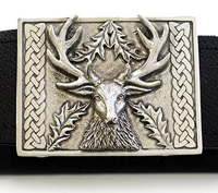 Stags Head Belt Buckle