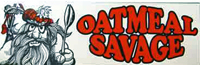 Oatmeal Savage car sticker