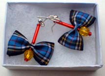 Anderson tartan earrings
