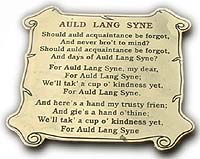 Auld Lang Syne Fridge Magnet