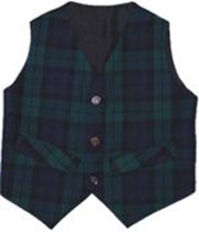 Boys Tartan Waistcoat