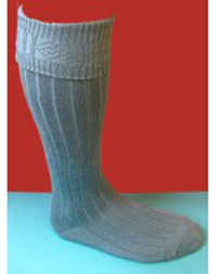 80% Wool Kilt Hose (Lovat Blue)