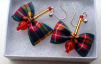 Buchanan tartan earrings