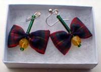 Cameron tartan earrings