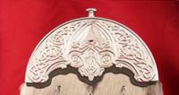 no.5 celtic embossed with centre shield cantle