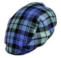 Childs tartan golf cap