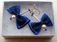 Douglas tartan earrings