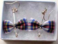 Dress Stewart tartan earrings