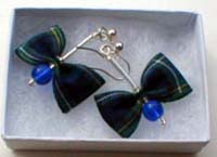 Gordon tartan earrings