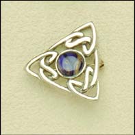 Heathergem Pewter Brooch (hb54)
