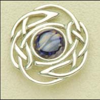 Heathergem Pewter Brooch (hb58)