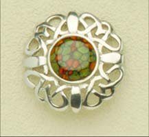 Heathergem Pewter Brooch (hb62)