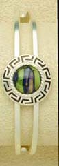 Heathergem Bangle (silver plated hba9)