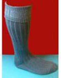 Mens Kilt Hose 46% wool (blue)