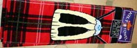 Kilt design towel