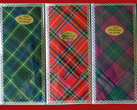 Set of 3 Tartan Ladies Handkerchiefs