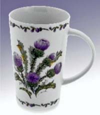 Thistle Design Latte Mug