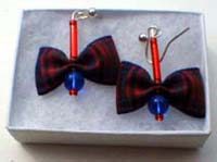 Macdonald tartan earrings