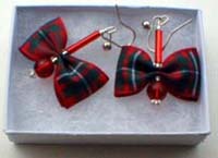 MacGregor tartan earrings
