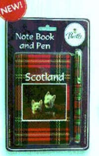 Westie / Tartan Notebook and Pen set