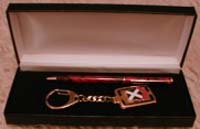Tartan Pen and Scottish Keyring Boxed Set