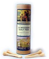 24 Wooden Golf Tees