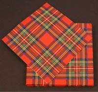 Royal Stewart Tartan Paper Napkins