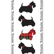 Scottie Dog Tea Towel