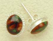 Sterling Silver Stud Earrings (se21)
