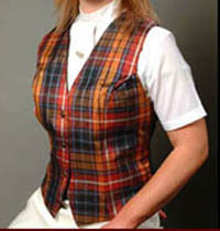 Silk Tartan Waistcoat