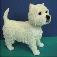 Standing Westie Ornament