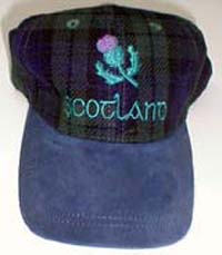 Baseball Cap with Suede Peak