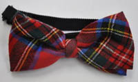Tartan Bow Tie (adjustable elastic)