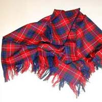 Ladies tartan shawl