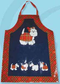 Tartan Westie P.V.C. Apron