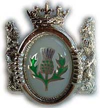 Thistle Walking Stick Badge